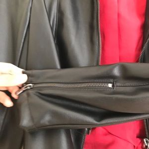 Zara black "leather " jacket